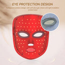 Wireless LED Facial Mask 7 Colors Light Photon Skin Tighten Rejuvenation Brighten Anti-Aging Skin Beauty Device