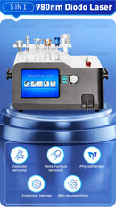 980Nm Lase Diode Vascular Spider Varicose Vein Removal Machine Treatment Fungi Physiotherapy For Nail Lipolisi Commercial Salon