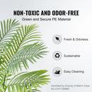 SucceBuy Artificial Palm Tree 4/5/6 FT Tall Faux Plant Secure PE Material & Anti-Tip Tilt Protection Low-Maintenance Plant
