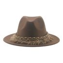 Cowboy Hats Hat Fedora Hat Felted Man Hat Hats for Women Western Cowboy Panama Vintage Casual Luxury Men Hat Sombrero Hombre New