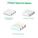 PeriPage 77x30mm Self-Adhesive Thermal Paper Sticker BPA-Free Printable Sticky Paper Roll for PeriPage A9/A9s/A9 Pro/A9 Max/A9s