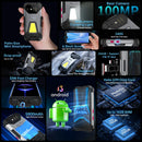 Unihertz 8849 Tank Mini Rugged Smartphone 4.3 Inch Display Android 13 Helio G99 Octa Core 5800mAh 100MP Cameras 16GB 256GB IP68