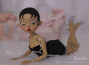 New BJD Nova 1/6 Yosd Doll Modern Retro Makeup Styling Party  Doll With Black Satin Dress Resin Toys Movable Joint Doll
