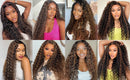 The Chroma Shift | Hand-Tied 13x6 HD Lace Frontal Wig, 210% Density Deep Wave Ombre