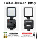 Ulanzi VL49 6W Mini Vlog LED Fill Light White 2000mAh 5500K Zoom Lighting Photographic Lighting Video Phone Selfie Fill Lamps