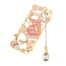 Cartoon Cute Girl Bookmark Copper Metal Hollow Out Process Student Bookmark School Supplies Stationery