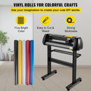 SucceBuy 28in Vinyl Cutter Machine Cutting Plotter Adjustable Speed and Force DIY Cutting Machine Kit for Signs Banners Stickers