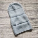 Rabbit Fur Beanies Soft Warm Fluffy  Winter Hat for Women Angora Knitted Hat  Skullies Beanies Female Bonnet Woman Knit Cap
