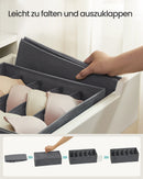 SONGMICS Set of 8 underwear Organizer Foldable Drawer Organizer closet storage box Cabinet