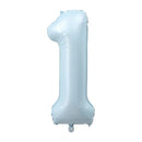 32/40inch Light Pink Blue number balloons Foil Balloon Birthday Balloons Party Baloon 0 1 2 3 4 5 6 7 8 9 globos Balls