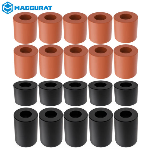 3d Printer High Temperature Blcak Silicone Solid Spacer Hot Bed Leveling Column  Short for CR-10/ CR10S Ender-3 Pro MK3