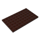 高砖 10个 MOC 板 6 x 10 兼容 3033 拼装颗粒积木零件 DIY积木块科技零件玩具