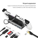 3/9/10/11 in 1 Docking Station Console Hub For Asus ROG Ally 4k@60hz Gigabit Ethernet 1000Mbps Dock Type C USB 3.0 2.0 PD 100W