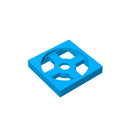Gobricks GDS-949 Turntable 2 x 2 Plate, Base compatible with 3680  DIY Educational Building Blocks Technical