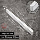 KAK Fashion White Long Cabinet Handles 1500mm Length Aluminum Alloy Kitchen Cupboard Door Pulls Furniture Handle Door Hardware
