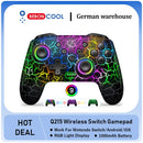 BEBONCOOL Q215 RGB 游戏手柄 无线RGB专业控制器，兼容Nintendo Switch Lite/Switch Oled/PC/iOS/Android