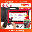 2025 年新款 X431 CRP919E BT OBD2 双向诊断仪，新增 CAN FD/DoIP OE 级全系统诊断功能，支持蓝牙