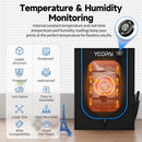 YOOPAI 3D Printer Enclosure with LED Light Thermo-Hygrometer Ventilation Kit Premium Fireproof Dustproof Constant Temperature