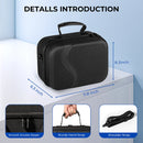 Storage Case for Meta Quest 3 / BOBOVR M3 PRO Elite Strap Hard Shell Case Waterproof Travel Protective Case Shoulder Storage Bag