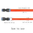 20/100pcs Pneumatic Fittings Plastic Connector PU 4mm 6mm 8mm 10mm For Air water Hose Tube Push in Straight Gas Quick Connection