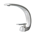 Black Bathroom Basin Faucet Deck Mount Black Chrome Washing Basin Mixer Water Taps Creative Hot Cold Water Crane Mixers
