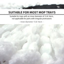 Universal Mop Head Rotating Microfibers Round 16mm Mopping Head Spin Mops Cloth Replacement Clean Tool Refill Mopping Head