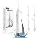 Mornwell D52 USB Rechargeable Water Flosser Oral Irrigator Portable Dental Water Jet 300ML Water Tank Waterproof Teeth Cleaner