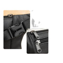GENODERN Genuine Leather Men's Belt Bag Ultra-Thin Crossbody Bag