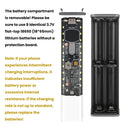 PD65W Super Fast Charging Power Bank Case Solder-Free 8-Cell 18650 Battery Box  Transparent Storage Case with USB +Type-C Ports