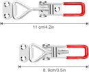 8 pcs Adjustable Toolbox Case Metal Toggle Latch Catch Clasp Quick Release Clamp Anti-Slip Push Pull Toggle Clamp Tools
