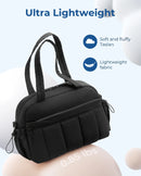 BAGSMART Women's Carry On Pouch Travel Duffel Bag with Shoulder Strap Sport Gym Padded Bag Large Capacity Mommy Diaper Bag
