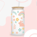 UV DTF Transfers Stickers, Cup Wraps, Bunny, Happy Easter, Printed for DIY Glass, Ceramic Metal Leather, 3D, 16oz D6263