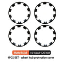 For Tesla Model Y 20 Inch Rim Wheel Hub Protection Patch Protectors ABS Wheel Guard Covers Accessories Auto Exterior 2018-2024