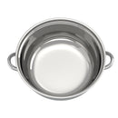 3 Tiers Stainless Steel Steamer 28cm Overlapping Steaming Pot Cookware Kitchen Soup Steamer Cooker Set Silver with Glass Lid