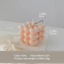 Love Candle Valentine's Day Gift Heart Shaped Handmade Rubik's Cube Aromatherapy Gift Accompanying Gift Modelling