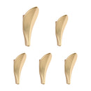 SARIHOSY Wall Hook Towel Hooks Wall storage Coat Rack kitchen Bathroom Accessories Creative Leaf Hook Home Storage Gold Silver