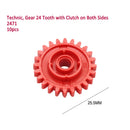 MOC Techncial Gear Tooth Parts Differential Housing 65413 65414 69761 69762 Kit Building Blocks Car Brick with Clutchs Toys