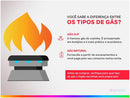 4 Stove Esmaltec White Lit-Bivolt