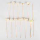 11 pcs Artificial Flower Rattan Sticks Fireless Fragrances Reed Diffuser Stick Reuse DIY Handmade Ornaments Home Decor