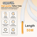 Bambu Lab PTFE 管 内径2.5mm 外径4mm 适用于P1P AMS A1 Mini 3D打印机 聚四氟乙烯软管 1.75mm Bambulab PTFE管 Bambulabs P1S/X1 AMS LITE