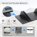 Universal 5 Fin Spoiler Modification Kit Car Rear Bumper Lip ABS Rear Shark Chassis Fin Style Curved Bumper Lip Diffuser