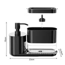The Cascade | Countertop Soap Dispenser, Sponge & Towel Caddy