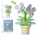 New Product Simulation Small Potted Bouquet Ornaments Tiny Particles Assembled Building Blocks Leisure Toys Girls Birthday Gifts
