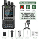 BinTolk BT8200 Walkie Talkie Long Range 10W Tri Power Full Band Wireless Bluetooth Phone Programming Noise Reduction Ham Radio