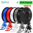 The Stratum Forge | SUNLU 5KG Professional-Grade 3D Printing Filament Bundle