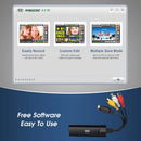 August VGB100 External USB2.0 Video Capture Card Transfer VHS Home Videos to PC/Capture Xbox 360/S-Video/Composite In