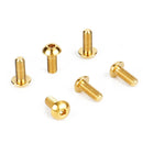 Titanium TC4 Bolts M5x12mm Hex Head for Bicycle Bottle Cage Install MTB Road Bike Ultralight Ti Parts Cycling Accessories