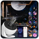 Galaxy Projector for Bedroom Pro Version HD 12 in 1 Film Discs Star Projector Galaxy Light Planetarium Projector with Timer White Noise 360 ° Rotation Bluetooth Remote Control