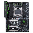 华南金牌 X99 F8 LGA 2011-3 至强X99主板，带Intel E5 2680 V4处理器，2条16G DDR4 RECC内存套装，支持NVME SATA