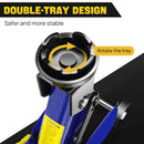 DayPlus 液压小车式千斤顶重型 2 吨低位举升器 适用于汽车面包车车库轮胎维修更换轮胎紧急情况